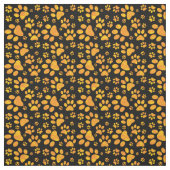 Hundepaw-Druckmuster| Orange Stoff (Muster)