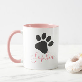 Hundepaw-Individuelle Name Hund länger Personalisi Tasse