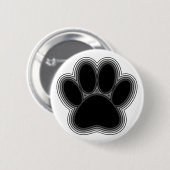 Hundepaw mit Konturen Button (Vorne & Hinten)