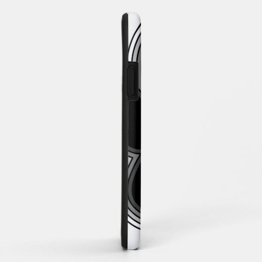 Hundepaw mit Konturen Case-Mate iPhone Hülle (Hinten/Rechts)