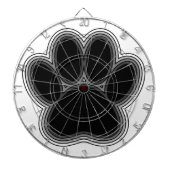 Hundepaw mit Konturen Dartscheibe (vorne)