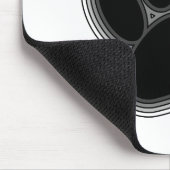 Hundepaw mit Konturen Mousepad (Ecke)