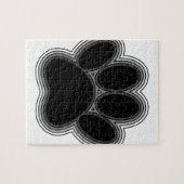 Hundepaw mit Konturen Puzzle (Horizontal)