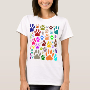 Hundepaw-Prints überall T-Shirt
