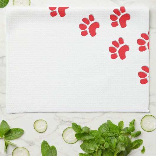 Hundepaws Küchentuch (Gefaltet)