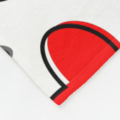 Hundepaws und Herzstücke Fleecedecke (Ecke)