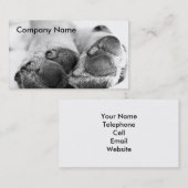 Hundepaws Visitenkarte (Vorne/Hinten)