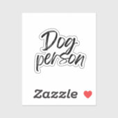 Hundeperson Aufkleber (Blatt)