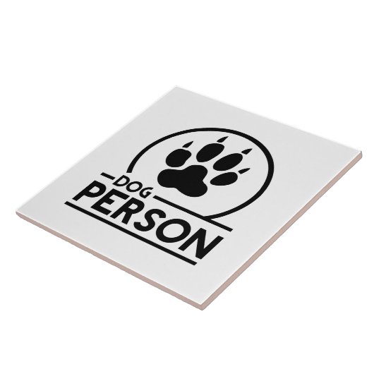 Hundeperson Fliese (Seite)