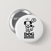Hundeperson | Hund Lover | Geschenke! Button (Vorne & Hinten)