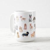 Hundeperson Kaffeetasse (Vorderseite Links)