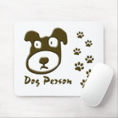 Hundeperson Mousepad (Mit Mouse)