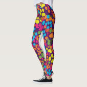 Hundepete druckt farbige Leggings (Links)