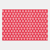 Hundepflasterpapier Flachblatt-Set 3 Geschenkpapier Set (Vorderseite)
