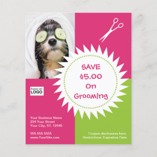 Hundepflege-Coupon-Flyer Flyer