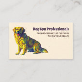 Hundepflege, die QR wachsen lässt Visitenkarte (Vorderseite)