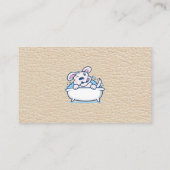 Hundepflege | Hunde Wash Visitenkarte (Rückseite)