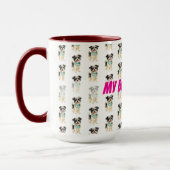 Hundepflege personalisierte Luxus-Trend-Kollektion Tasse (Links)