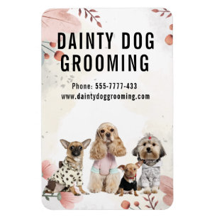 Hundepflege Salon Dainty Dog Magnet