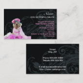 Hundepflegen Salon-Visitenkarte Visitenkarte (Vorne/Hinten)