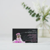 Hundepflegen Salon-Visitenkarte Visitenkarte (Stehend Vorderseite)