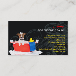 Hundepflegen Salon-Visitenkarte Visitenkarte