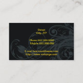 Hundepflegen Salon-Visitenkarte Visitenkarte (Rückseite)