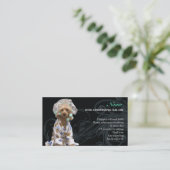 Hundepflegen Salon-Visitenkarte Visitenkarte (Stehend Vorderseite)