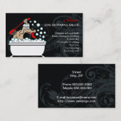 Hundepflegen Salon-Visitenkarte Visitenkarte (Vorne/Hinten)