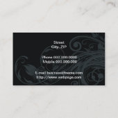 Hundepflegen Salon-Visitenkarte Visitenkarte (Rückseite)