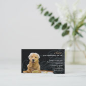 Hundepflegen Salon-Visitenkarte Visitenkarte (Stehend Vorderseite)