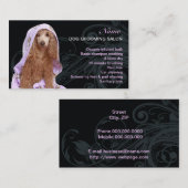 Hundepflegen Salon-Visitenkarte Visitenkarte (Vorne/Hinten)