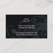 Hundepflegen Salon-Visitenkarte Visitenkarte (Rückseite)