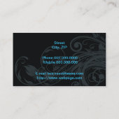 Hundepflegen Salon-Visitenkarte Visitenkarte (Rückseite)