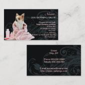 Hundepflegen Salon-Visitenkarte Visitenkarte (Vorne/Hinten)