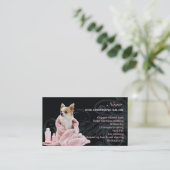 Hundepflegen Salon-Visitenkarte Visitenkarte (Stehend Vorderseite)