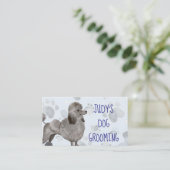 Hundepflegen Terminkarte (Stehend Vorderseite)