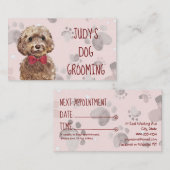 Hundepflegen Terminkarte (Vorne/Hinten)