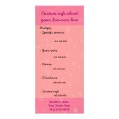 HundepflegenDienstleistung Promowerbung Werbekarte (Hinten)