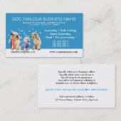 HundepflegenHaustierpflege PERSONIFIZIEREN Rabattkarte (Vorne/Hinten)