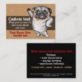 Hundepflegenhundegroomer-Hundewandererschablone Visitenkarte (Vorne/Hinten)