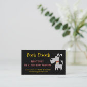 Hundepflegenkarte Terminkarte (Stehend Vorderseite)