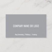 HundepflegenVisitenkarte-Lochkarte Treuekarte (Rückseite)