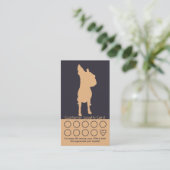 HundepflegenVisitenkarte-Loyalitäts-Karte Treuekarte (Stehend Vorderseite)