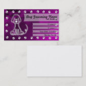 HundepflegenVisitenkarte [Rosa] Visitenkarte (Vorne/Hinten)