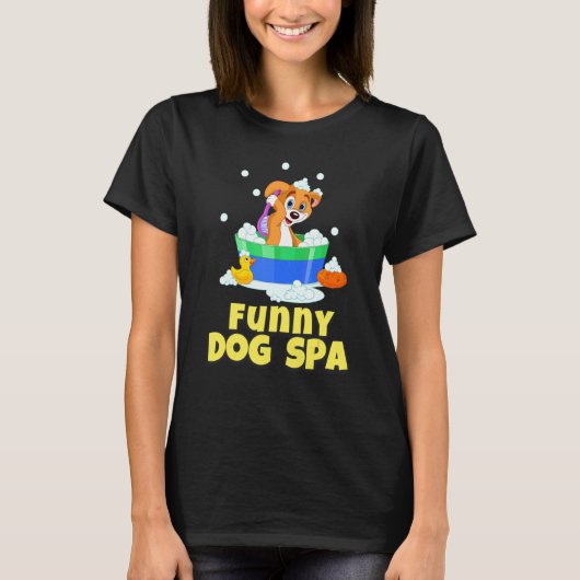 Hundepfleger Hundespawanne T-Shirt (Vorderseite)