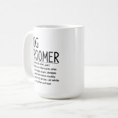 Hundepfleger Kaffeetasse (Vorderseite Links)
