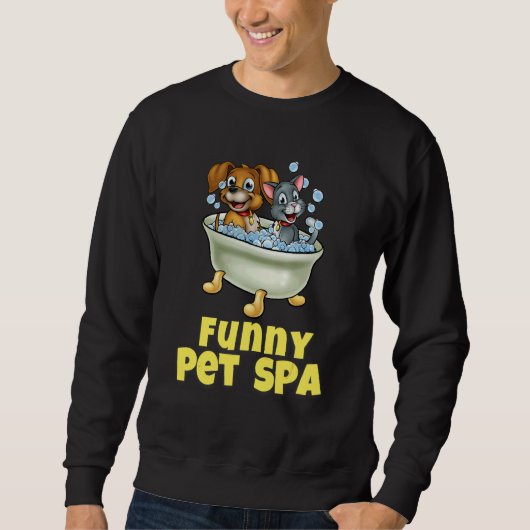 Hundepfleger Pet Spa 2 Sweatshirt (Vorderseite)