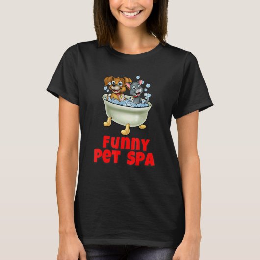 Hundepfleger Pet-Spa T-Shirt (Vorderseite)