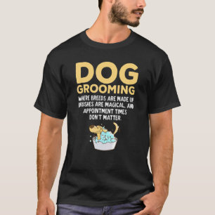 Hundepfleger Vintage-Rassen Witz Haustierpflege Hu T-Shirt